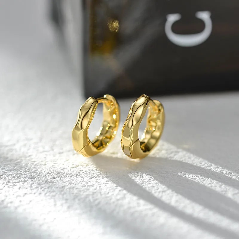 925 Sterling Silver Möbius Twist Hoop Earring 60200276 - image4