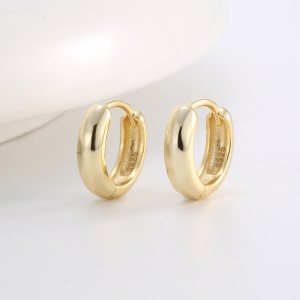 925 Sterling Silver Minimalist Hoop Earring 60200278