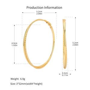 925 Sterling Silver Large Glitter Finish Hoop Earrings 60200316