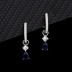 Cubic Zirconia Waterdrop Hoop Earring 60300001