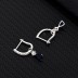 Cubic Zirconia Waterdrop Hoop Earring 60300001