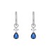 Cubic Zirconia Waterdrop Hoop Earring 60300001