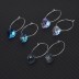 Austrian Crystals Love Heart Hoop Earring 60300004