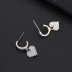 Silver Love Heart Hoop Earring 60300023