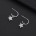 Silver Star Hoop Earring 60300025