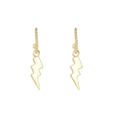 Silver Lightning Hoop Earring 60300027