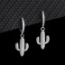 Silver Cactus Hoop Earring 60300028