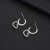 Silver Love Heart Hoop Earring 60300029