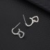 Silver Love Heart Hoop Earring 60300029