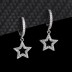 Silver Star Hoop Earring 60300030