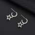 Silver Star Hoop Earring 60300030