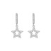 Silver Star Hoop Earring 60300030