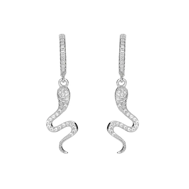 Silver Snail Hoop Earring 60300031