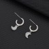 Silver Moon Hoop Earring 60300032