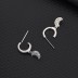 Silver Moon Hoop Earring 60300032