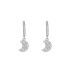 Silver Moon Hoop Earring 60300032