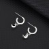 Silver Moon Hoop Earring 60300033