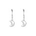 Silver Moon Hoop Earring 60300033