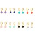 9mm Smile Silver Sterling Hoop Earring 60300045