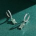 Kids 925 Silver Dinosaur Hoop Earrings 60300066