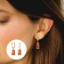 Kids 925 Silver Fanta Drink Hoop Earrings 60300067