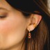 Kids 925 Silver Fanta Drink Hoop Earrings 60300067