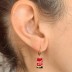 Kids 925 Silver Coca Cola Hoop Earrings 60300068