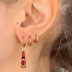 Kids 925 Silver Coca Cola Bottle Hoop Earrings 60300069
