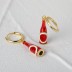 Kids 925 Silver Coca Cola Bottle Hoop Earrings 60300069