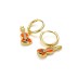 Kids 925 Silver Guita Hoop Earrings 60300070