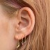 Kids 925 Silver Pipeapple Fruit Hoop Earrings 60300075