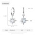 Sparkle Opal Star Charm Hoop Earrings 60300100