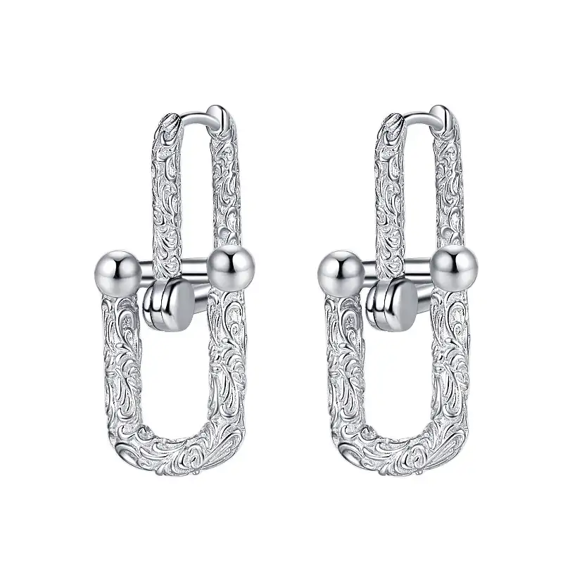 Vintage Horseshoe Hoop Earrings 60300102
