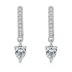 Waterdrop Zirconia Dangle Hoop Earring 60300112