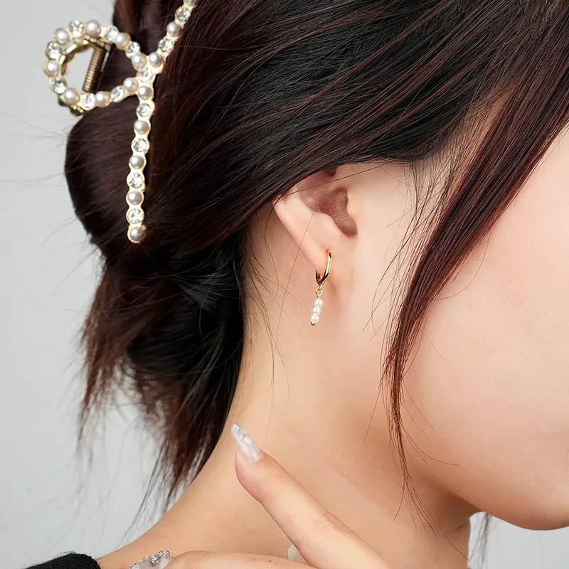 Lovely Beads Tassel Hoop Earrings 60300147 - image1