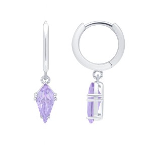 925 Sterling Silver Geometric Multicolor Zircon Earring 60300191
