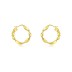 Unique Mobius French Lock Hoop Earring 60400019