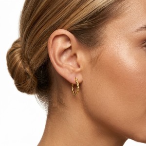 925 Sterling Silver Vintage Twisted Cable Hoop Earrings 60400025 925 Sterling Silver Vintage Twisted Cable Hoop Earrings 60400025