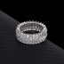 Waterdrop Cubic Zirconia Band Ring 70100001