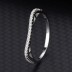 Silver Cubic Zirconia Band Ring 70100002