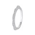 Silver Cubic Zirconia Curve Band Ring 70100003