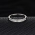 Silver Cubic Zirconia Band Ring 70100005