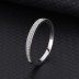 Silver Cubic Zirconia Band Ring 70100005