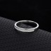 Silver Cubic Zirconia Band Ring 70100005