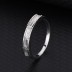 Silver Cubic Zirconia Band Ring 70100008