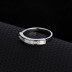 Silver Cubic Zirconia Band Ring 70100008