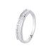 Silver Cubic Zirconia Band Ring 70100008