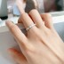 Silver Cubic Zirconia Band Ring 70100008