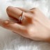 Silver Cubic Zirconia Band Ring 70100011