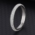 Silver Cubic Zirconia Band Ring 70100018